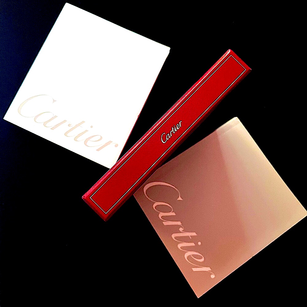 Cartier Watch International Guarantee Certificate  Manual Booklet In Folder Box